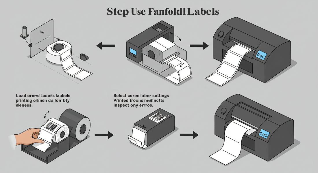 Steps in Using Fanfold Labels