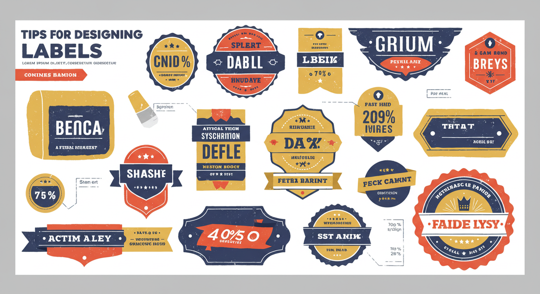 Tips for Designing Eye-Catching Labels