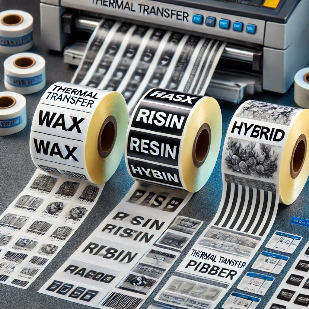 Choosing the Right Ribbon for Your Thermal Transfer Labels: Wax, Resin, or Hybrid?