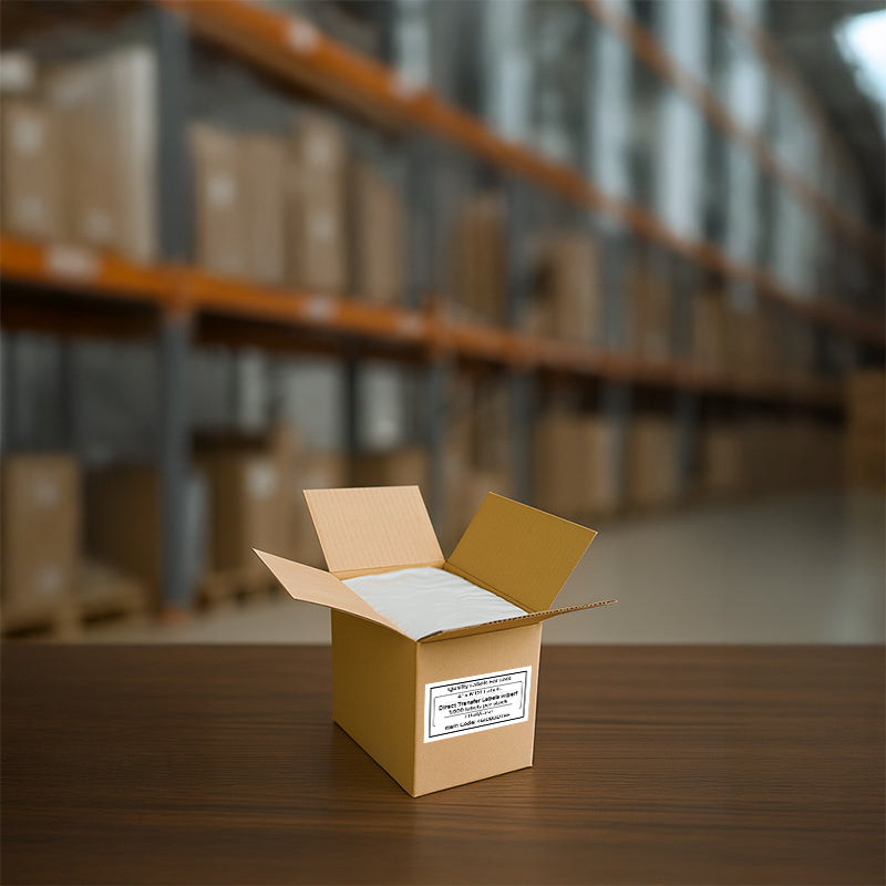 4" x 6" Direct Thermal Labels - Fanfold - 1,000 Labels/Case - 4x6Labels