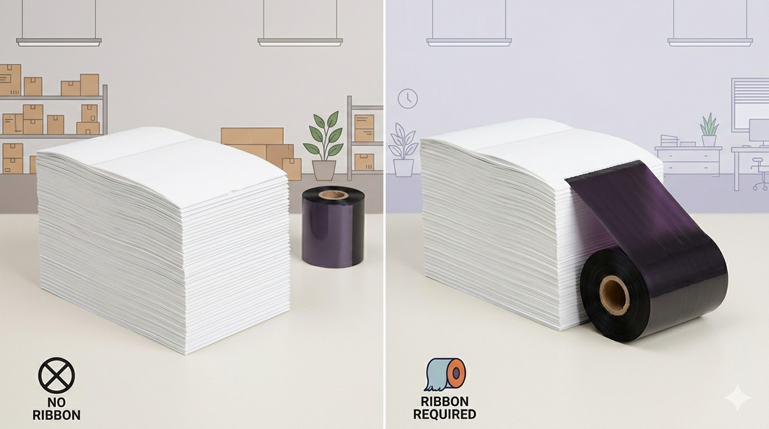 What Is the Difference Between Fanfold Direct and Fanfold Thermal Transfer Labels?