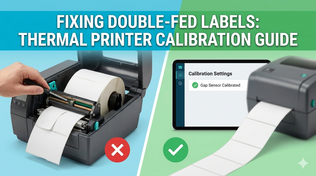 Thermal Printer Calibration: Solving the “Double-Fed Label” Issue