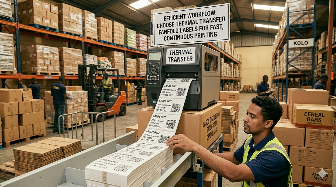Why Businesses Choose Thermal Transfer Fanfold Labels