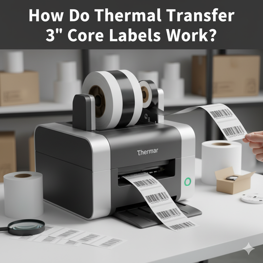 How Do Thermal Transfer 3" Core Labels Work?