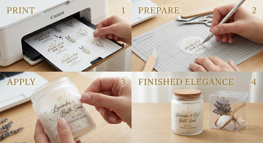 How to Use Clear Inkjet Sheets for Elegant Packaging