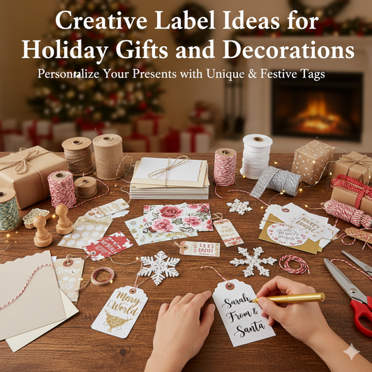 Creative Label Ideas for Holiday Gifts and Decorations