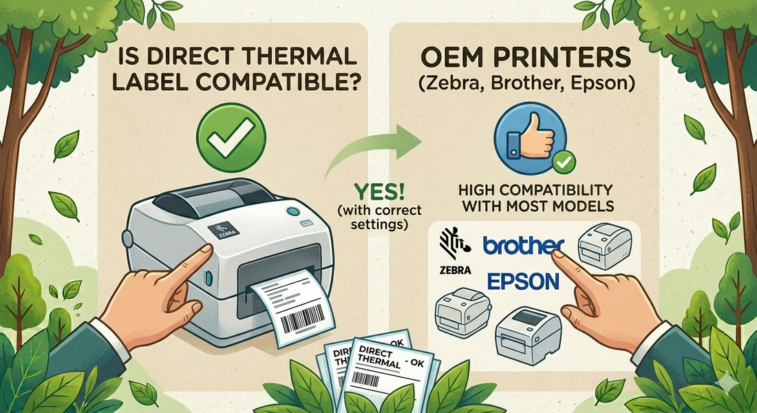 Is Direct Thermal Label Compatible with OEM Printers?