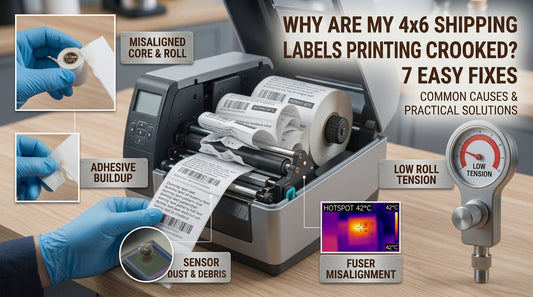 Why Are My 4x6 Shipping Labels Printing Crooked?