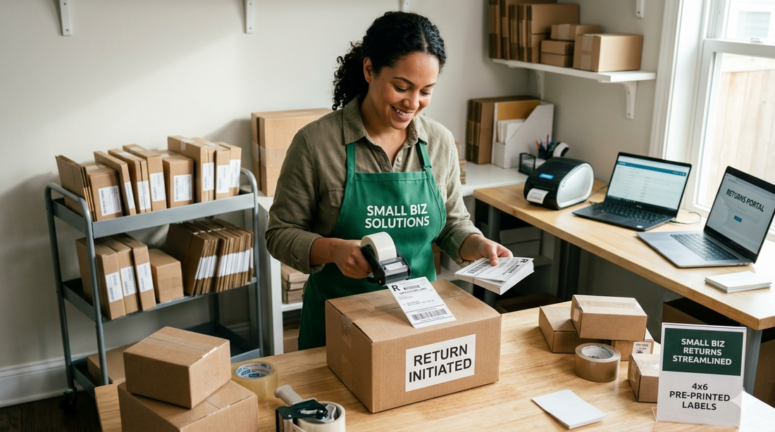 Streamlining Small Business Returns with Pre-Printed 4x6 Labels