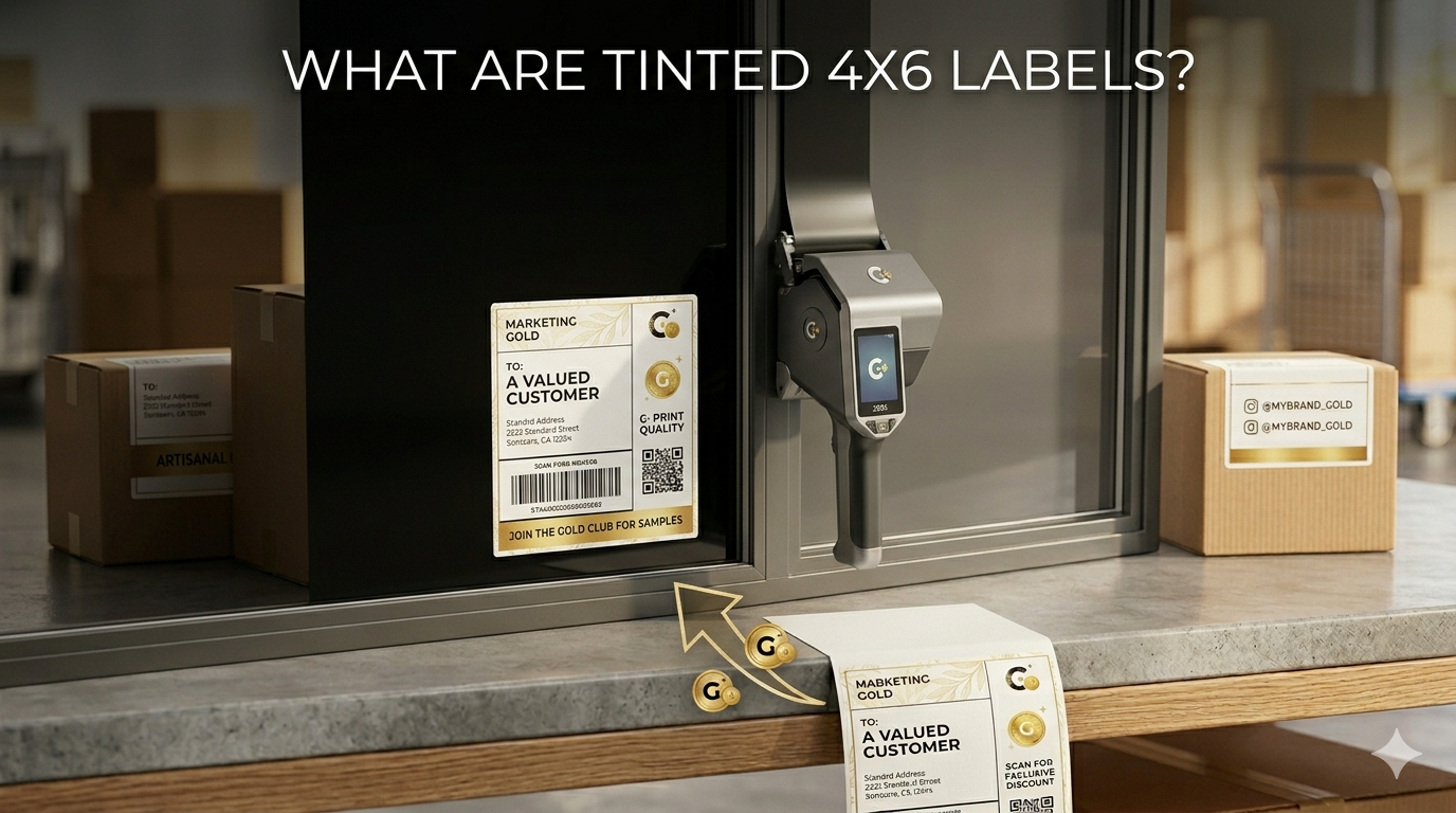 What Are Tinted 4x6 Labels?