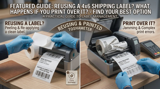 Can You Reuse a 4x6 Shipping Label? What Happens If You Print Over It?