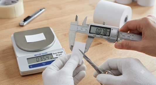 Thermal Paper: Caliper and Basis Weight