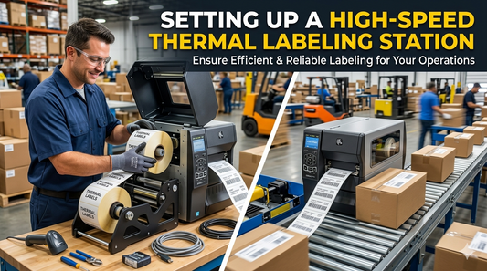Setting Up a High-Speed Thermal Labeling Station
