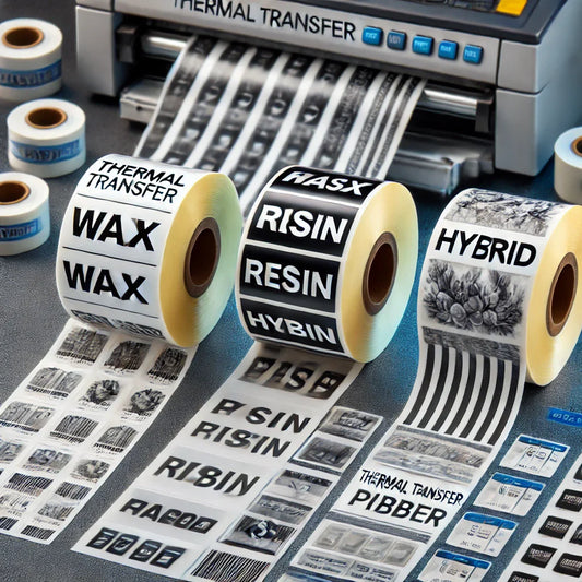 Choosing the Right Ribbon for Your Thermal Transfer Labels: Wax, Resin, or Hybrid?