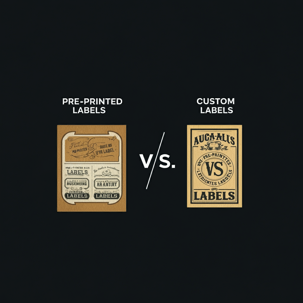 Pre-Printed vs. Custom Labels – Which is Best for Your Business?