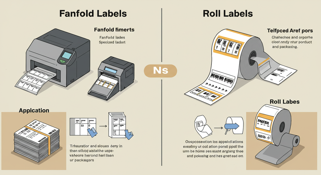 Fanfold vs. Roll Labels