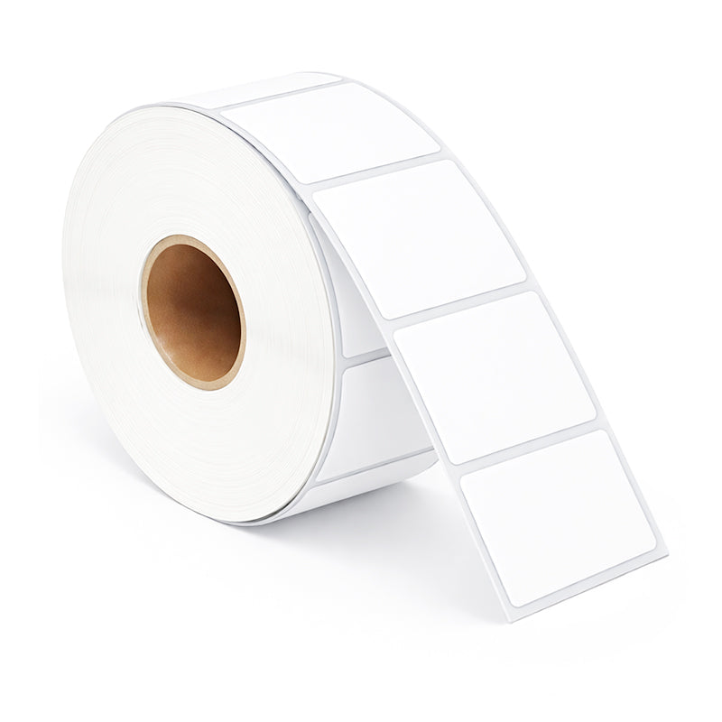 1.5" x 1" Thermal Transfer Labels - 5400 Labels/Roll - 8 Rolls/Case