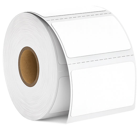 2.25" x 1.25" Direct Thermal Labels - 1,110 Labels/Roll - 24 Rolls/Case