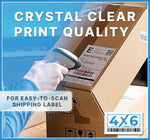 4" x 6" Thermal Transfer Labels- 1,000 Labels/Roll - 1,000 Labels/Case - 4x6Labels