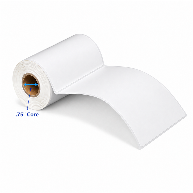 4" x 6" Direct Thermal Labels - .75" Core - 36 Rolls/Case