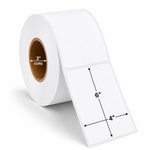 4" x 6" BOPP Polypropylene Thermal Transfer Labels - 1,000 Labels/Roll - 4,000 Labels/Case