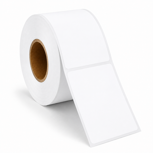 4" x 6" Direct Thermal Labels - 1,000 Labels/Roll - 4 Rolls/Case