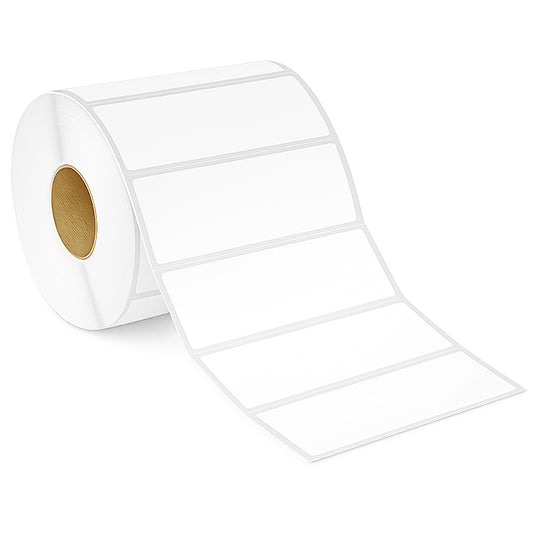 3" x 1" Direct Thermal Labels - 1350 Labels/Roll - 16 Rolls/Case