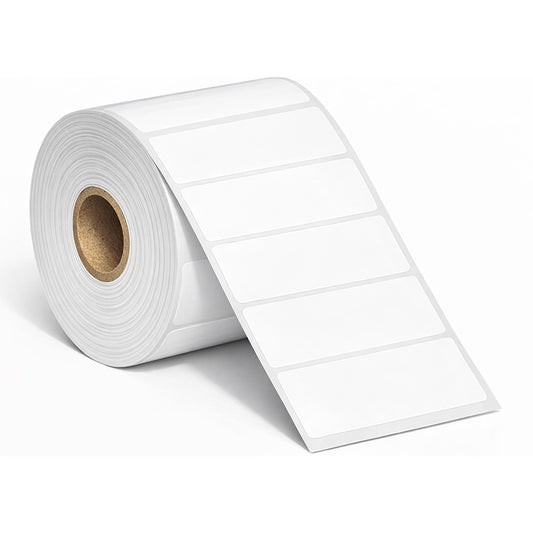 3" x 1" Thermal Transfer Labels - 1350 Labels/Roll - 16 Rolls/Case