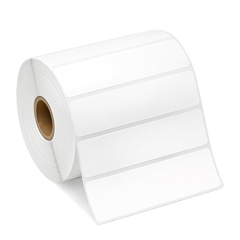 4" x 1" Direct Thermal Labels - 1350 Labels/Roll - 16 Rolls/Case