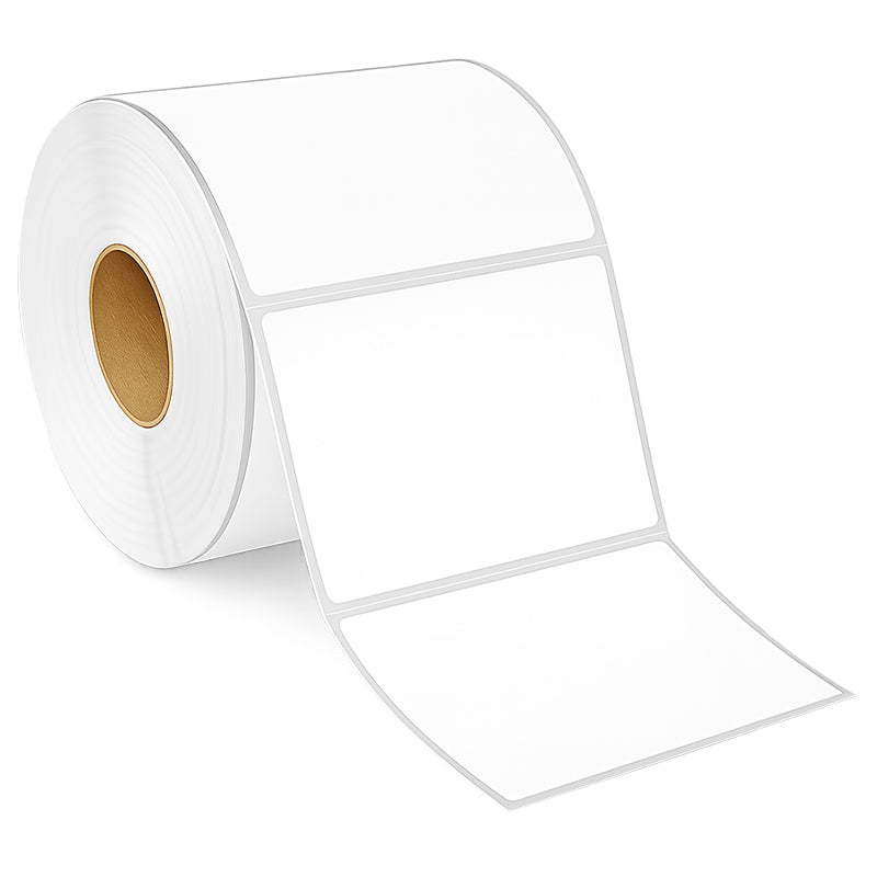 4" x 2" Direct Thermal Labels - 2875 Labels/Roll - 4 Rolls/Case