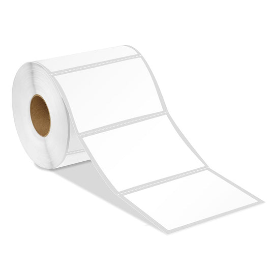 4" x 3" Thermal Transfer Labels - 485 Labels/Roll - 16 Rolls/Case