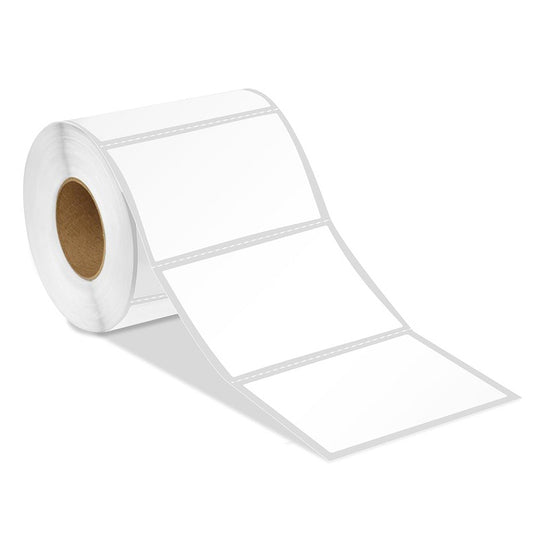 4" x 3" Thermal Transfer Labels - 1960 Labels/Roll - 4 Rolls/Case