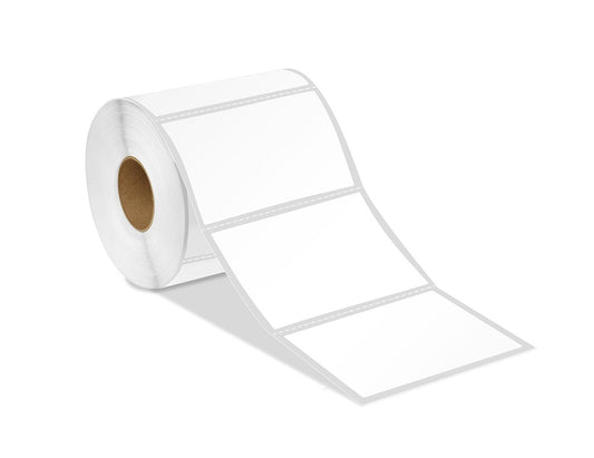 4" x 3" Direct Thermal Labels - 500 Labels/Roll - 12 Rolls/Case