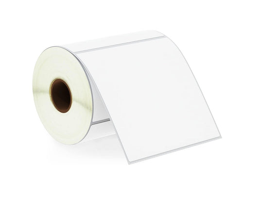 4" x 4" Direct Thermal Labels - 350 Labels/Roll - 12 Rolls/Case