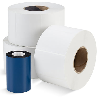 4" x 6" Thermal Transfer Labels- 1,000 Labels/Roll - 4,000 Labels/Case - 4x6Labels