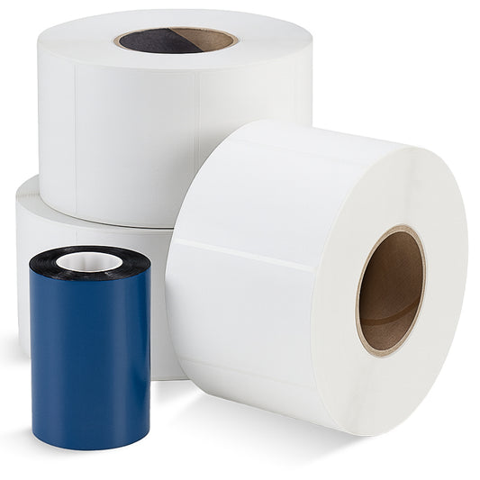 4" x 6" Thermal Transfer Labels- 1,000 Labels/Roll - 4,000 Labels/Case - 4x6Labels