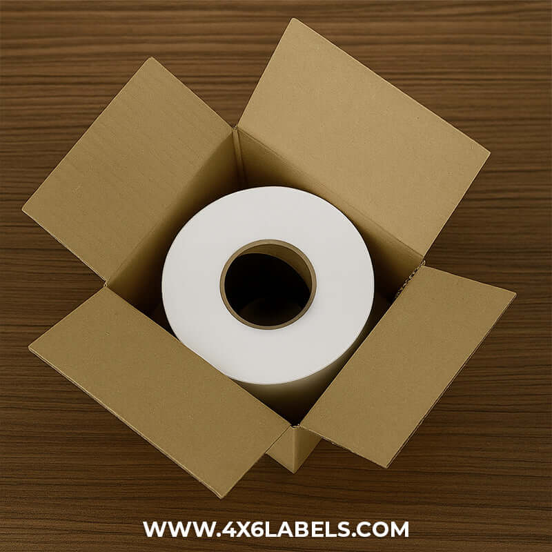 4" x 6" Thermal Transfer Labels- 1,000 Labels/Roll - 1,000 Labels/Case - 4x6Labels