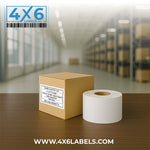 4" x 6" Thermal Transfer Labels- 1,000 Labels/Roll - 1,000 Labels/Case - 4x6Labels