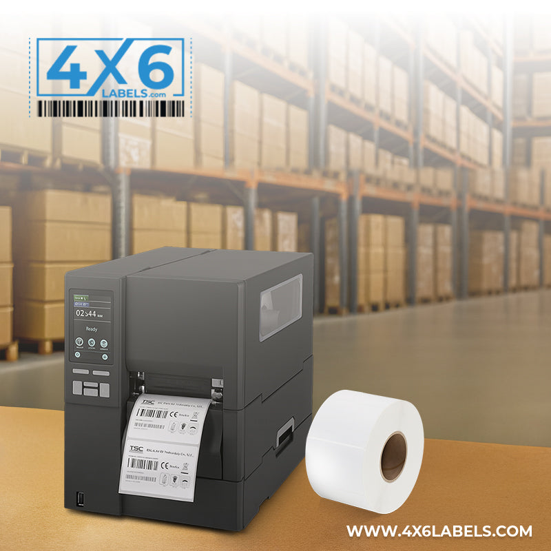 4" x 6" Direct Thermal Labels - 1,000 Labels/Roll - 1 Roll/Case
