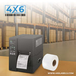 4" x 6" Thermal Transfer Labels- 1,000 Labels/Roll - 1,000 Labels/Case - 4x6Labels