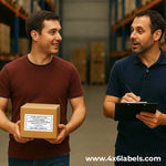 4" x 6" Thermal Transfer Labels- Fanfold - 1,000 labels/case - 4x6Labels